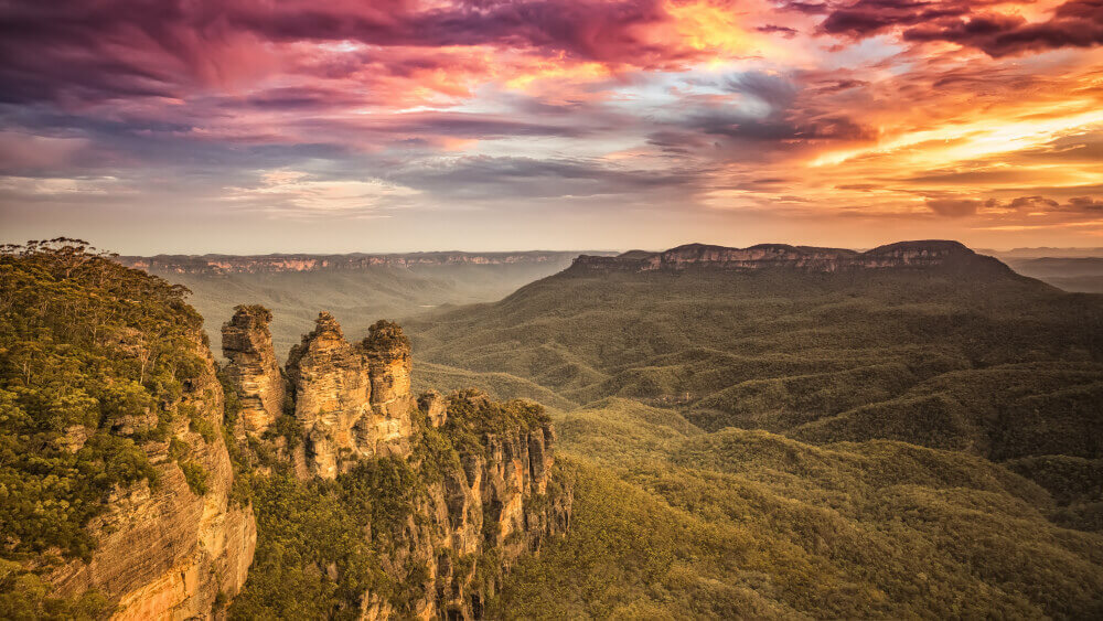 Discover the Blue Mountains - Katoomba Three Sisters